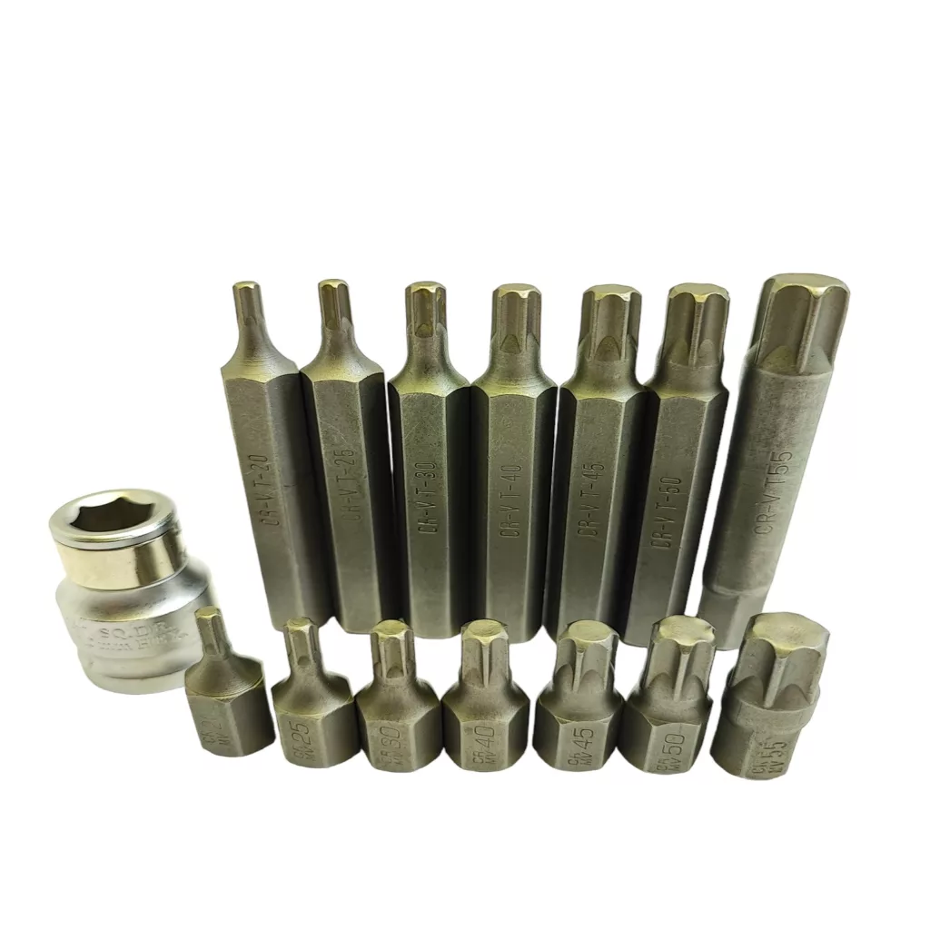 آچار بکس ستاره ای دهکو  مدل 15-TLG مجموعه 15 عددی