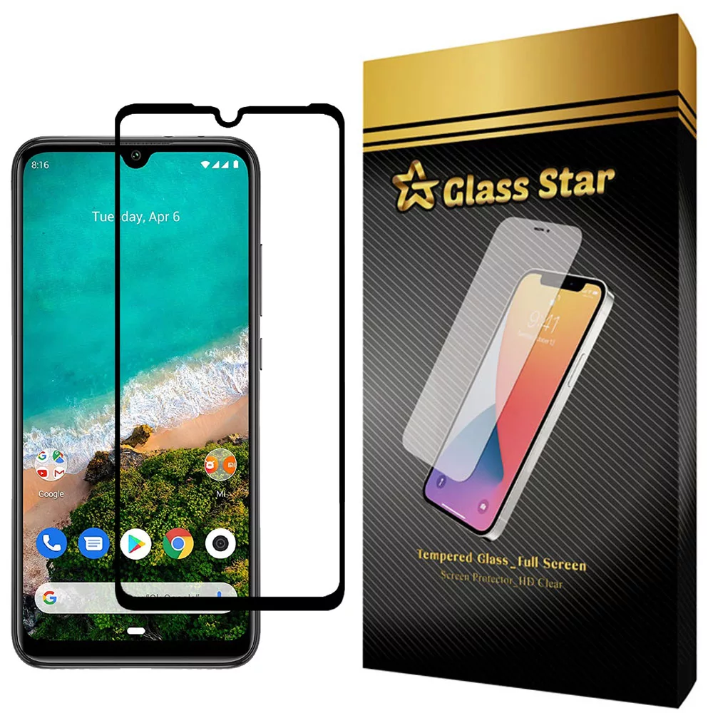 محافظ صفحه نمایش گلس استار مدل F مناسب برای گوشی موبایل شیائومی Mi A3