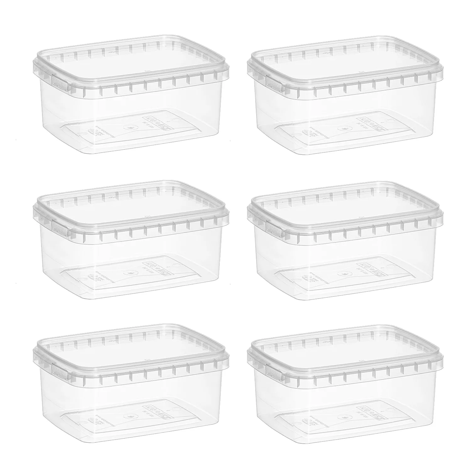 ظرف نگهدارنده مدل 550 بسته 6 عددی