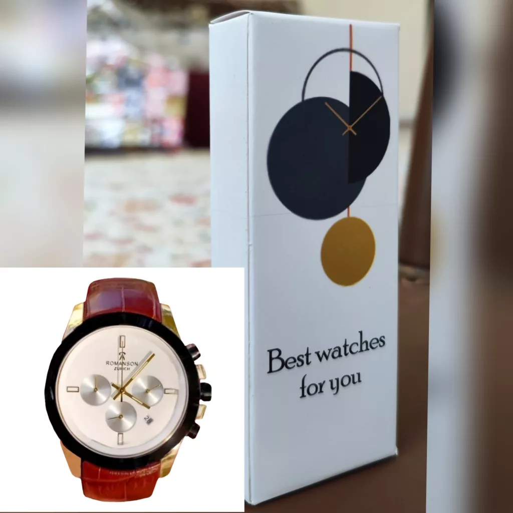 ساعت مچی عقربهای مردانه رومانسون مدل سه موتور فعال کورنوگراف بند چرمی