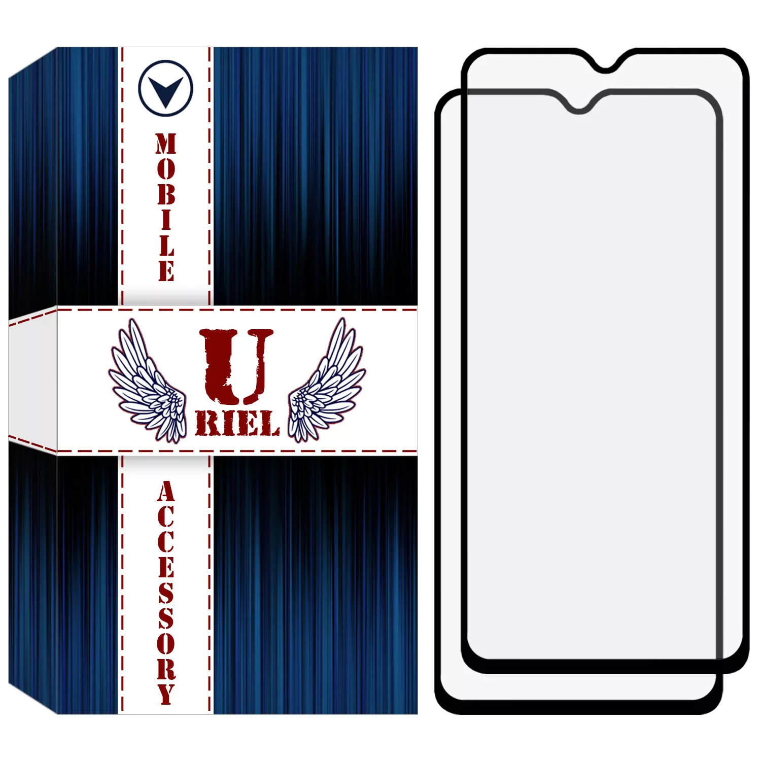 محافظ صفحه نمایش سرامیکی مات یوریل مدل UCM مناسب برای گوشی موبایل سامسونگ Galaxy A34 بسته دو عددی