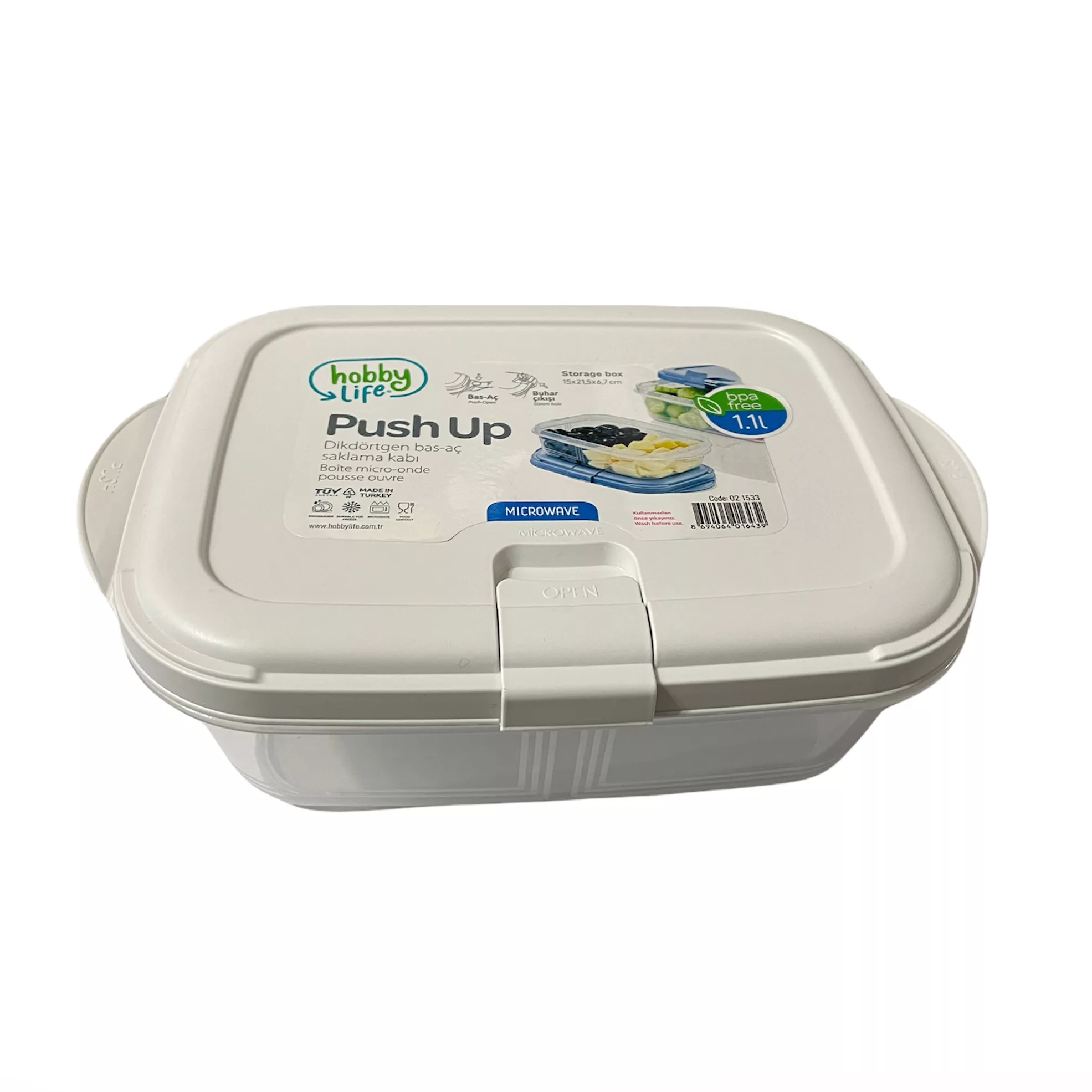 ظرف نگهدارنده هوبی لایف مدل Push Up کد 1533