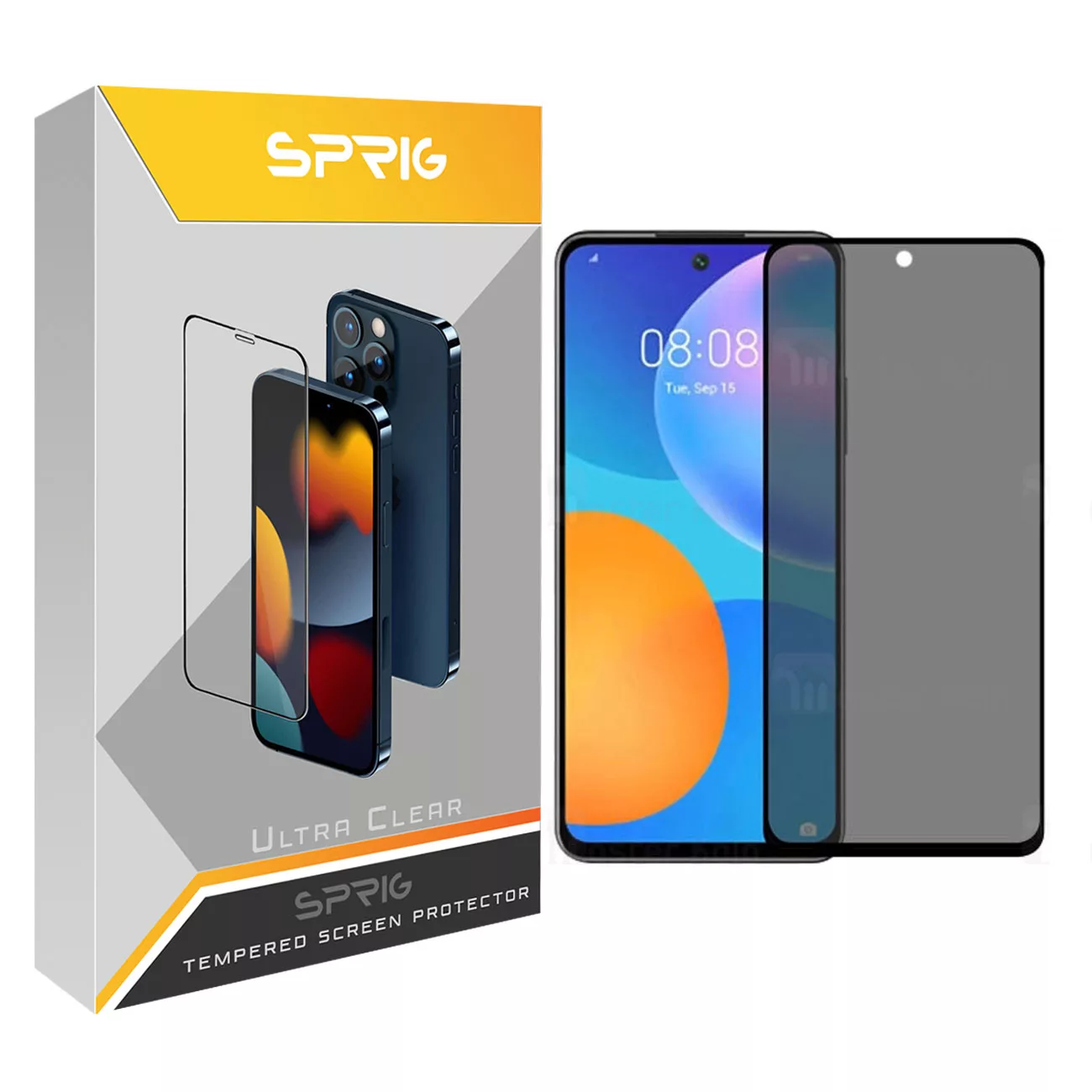 محافظ صفحه نمایش حریم شخصی اسپریگ مدل PRVSP مناسب برای گوشی موبایل هوآوی Y7a