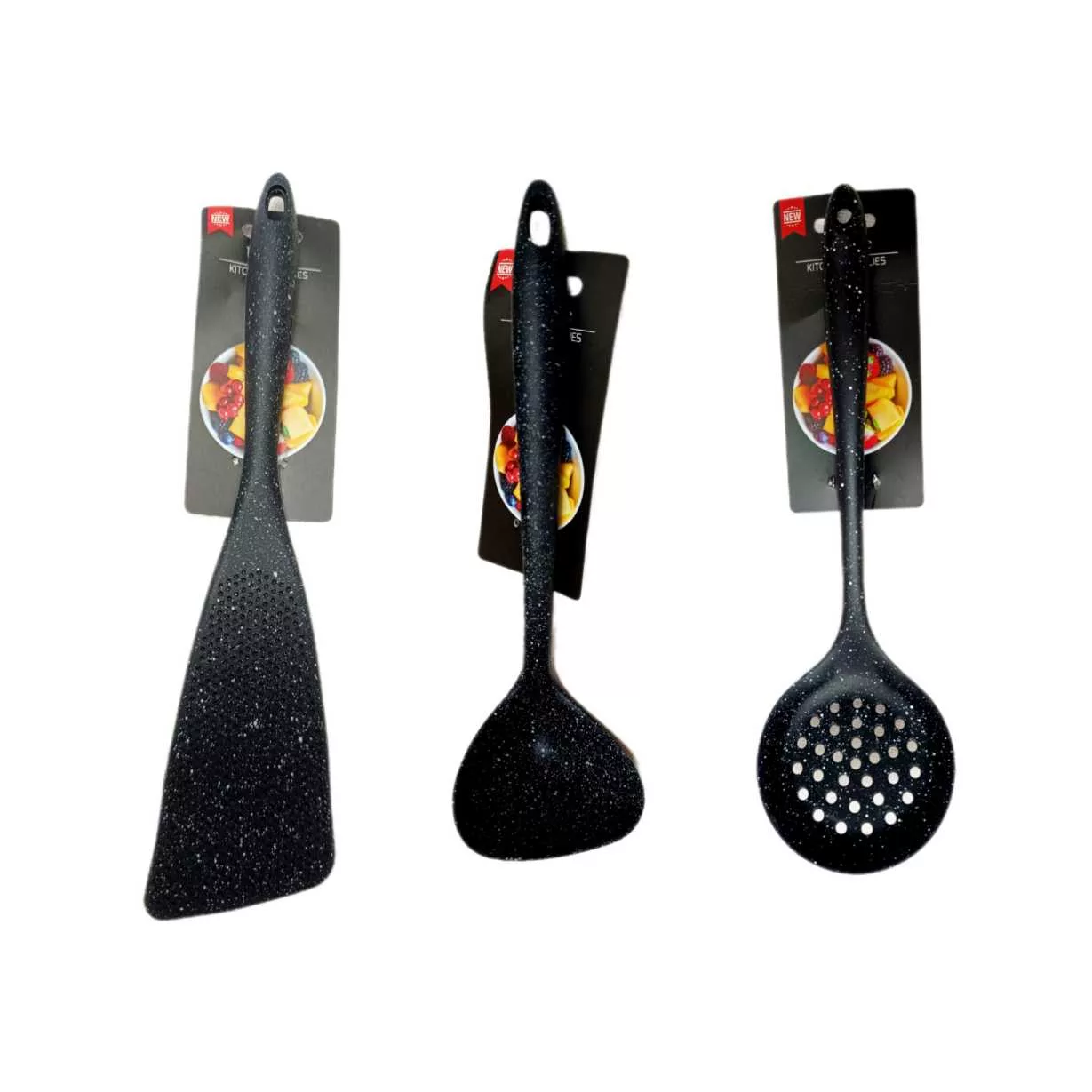 سرویس کفگیر و ملاقه ۳ پارچه مدل سیلیکونی کهکشانی کد Z_33