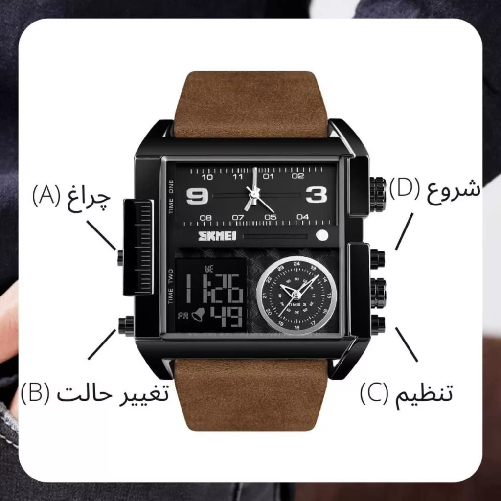ساعت مچی عقربه‌ای مردانه اسکمی مدل 1391
