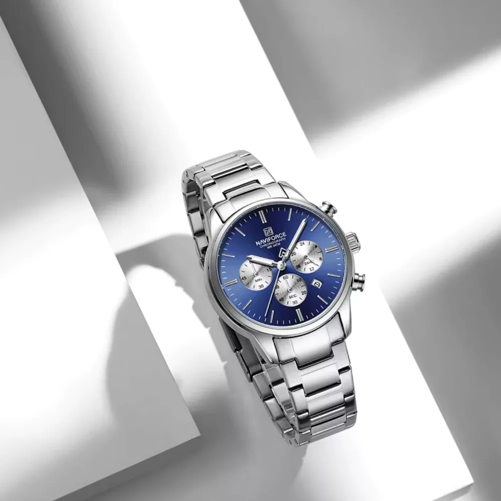 ساعت مچی عقربه‌ای کوارتز مردانه نیوی فورس مدل NF8076 SBES