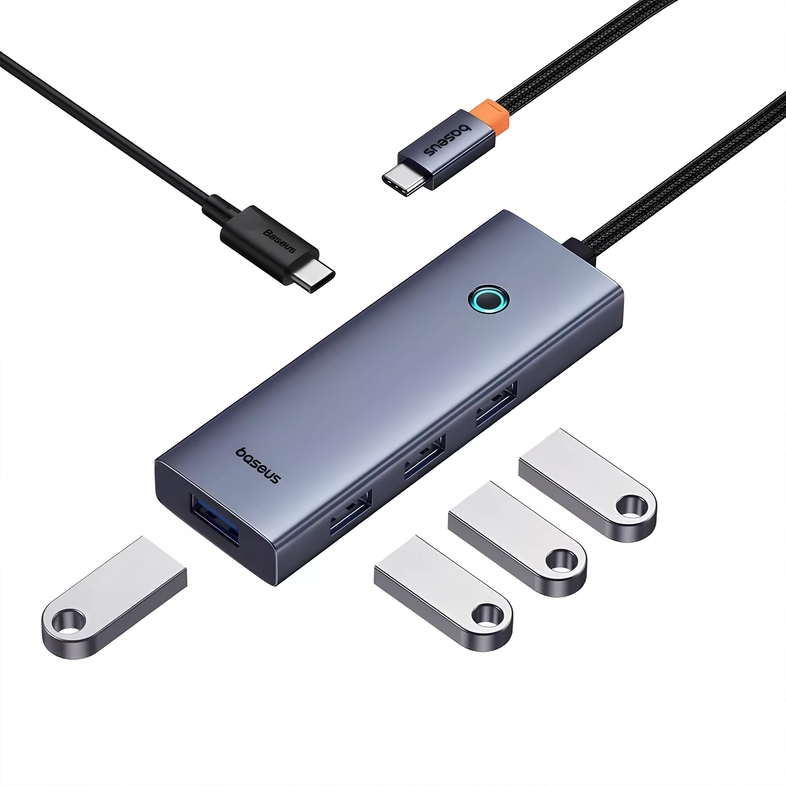 هاب 5 پورت USB-C بیسوس مدل UltraJoy Series BS-OH149 هاب 5 پورت USB-C بیسوس مدل UltraJoy Series BS-OH149