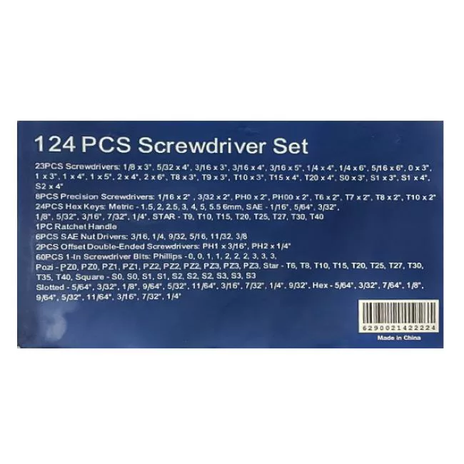 پیچ گوشتی وی تولز مدل VT2261 بسته 124 عددی