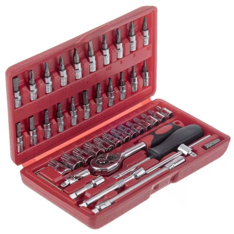 آچار بکس مدل DF46 مجموعه 46 عددی