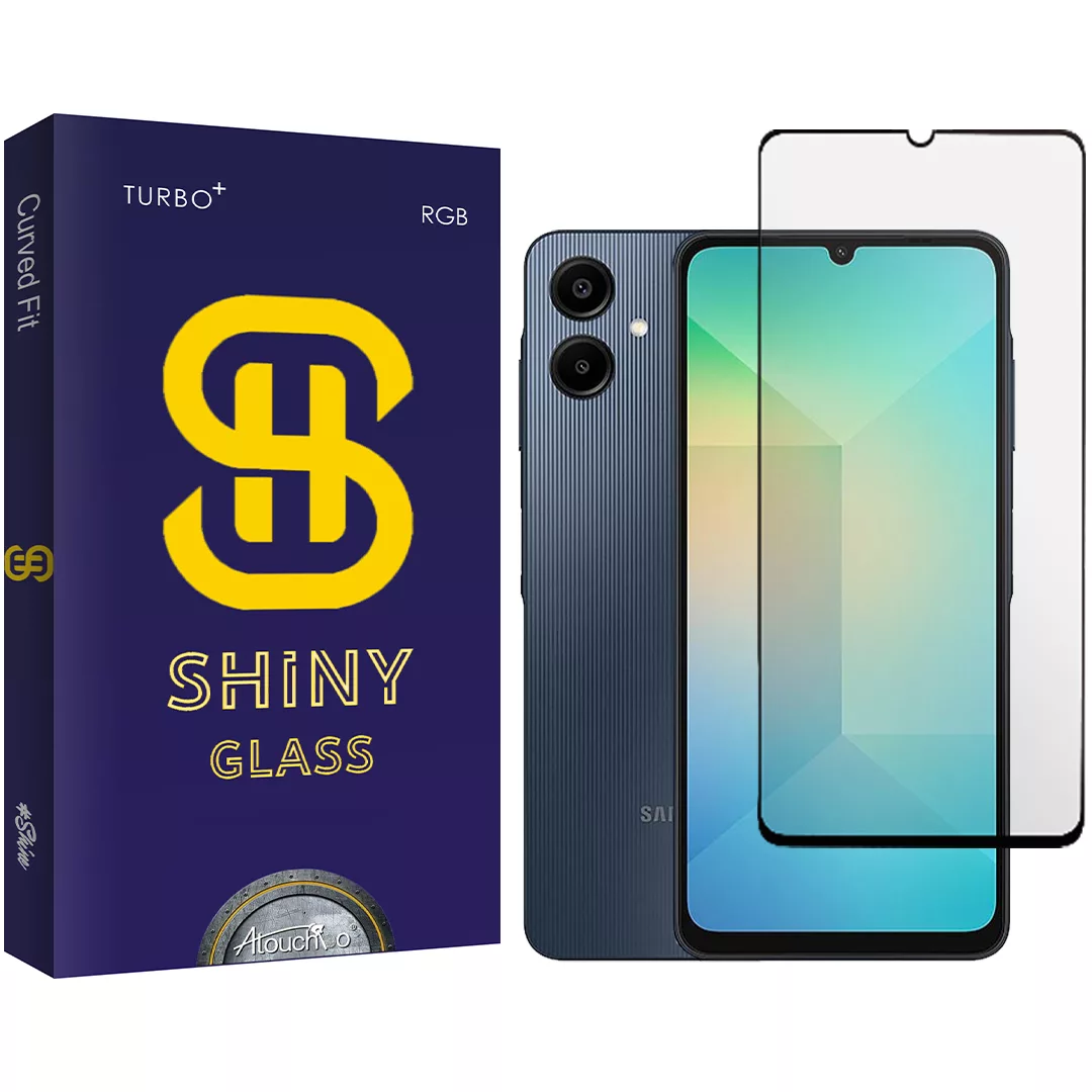 محافظ صفحه نمایش شیشه ای آتوچبو مدل Shiny Full مناسب برای گوشی موبایل سامسونگ Galaxy A06