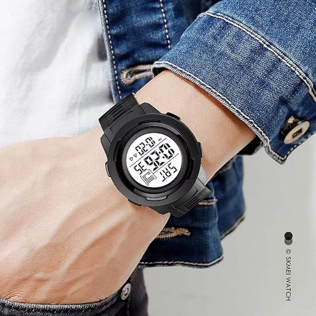 ساعت مچی دیجیتال مردانه اسکمی مدل 1731bkwt