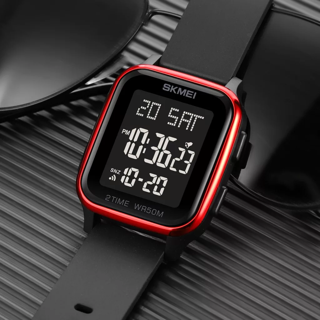 ساعت مچی دیجیتال اسکمی مدل 1858red