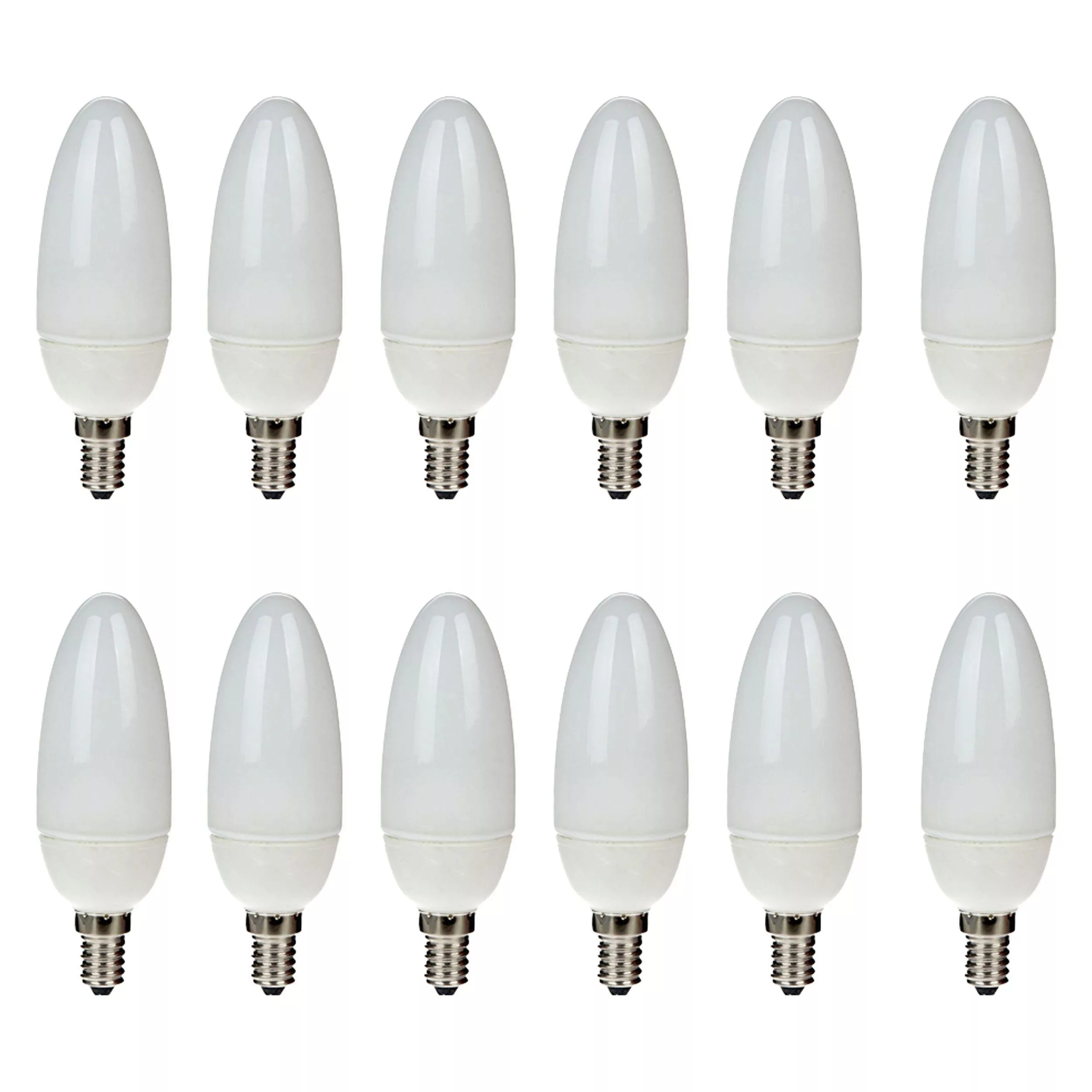 لامپ کم مصرف 8 وات مدل شمعی پایه E14 بسته 12 عددی