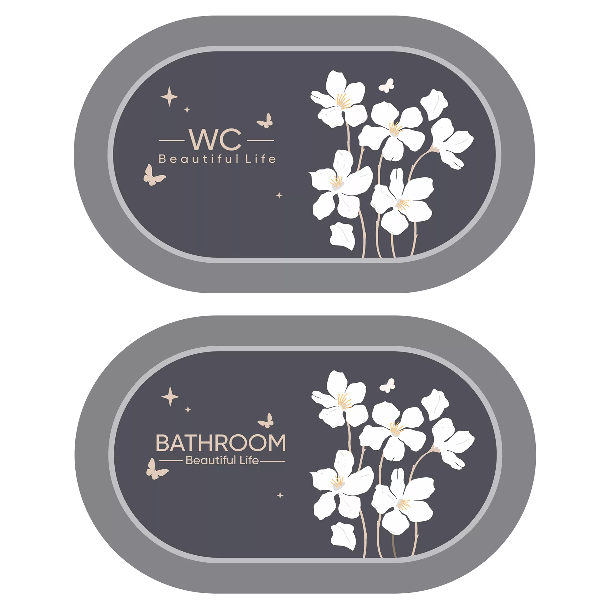 پادری مدل Velvet سایز 78x48 سانتی متر مجموعه 2 عددی