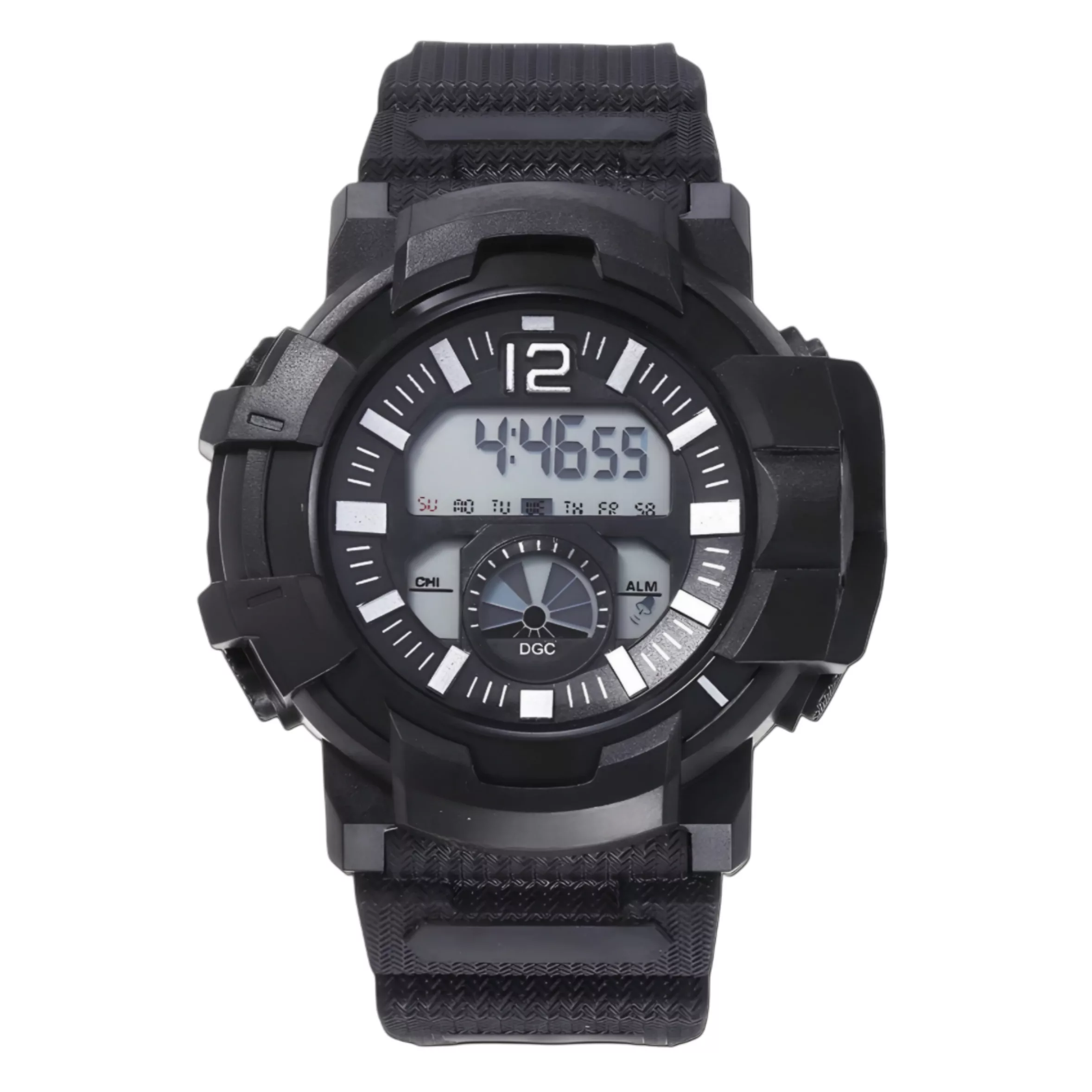 ساعت مچی دیجیتال مردانه مدل اسپرت تک زمانه کرنوگراف بند پیو کد ۵