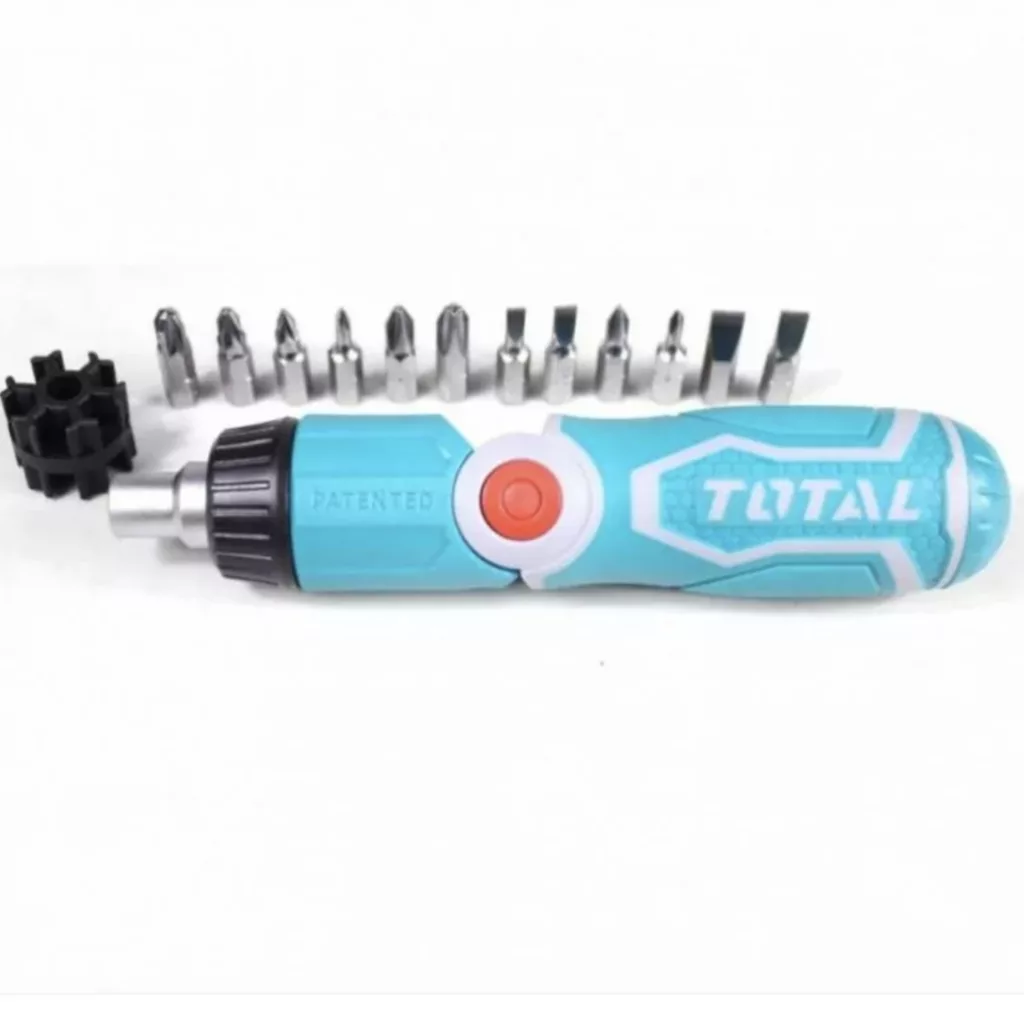 پیچ گوشتی جغجغه ای توتال مدل TACSD30136 بسته 13 عددی