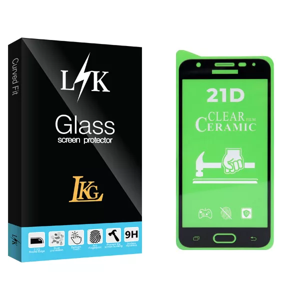 محافظ صفحه نمایش سرامیکی ال کا جی مدل LK Glass مناسب برای گوشی موبایل سامسونگ Galaxy J5PRIME