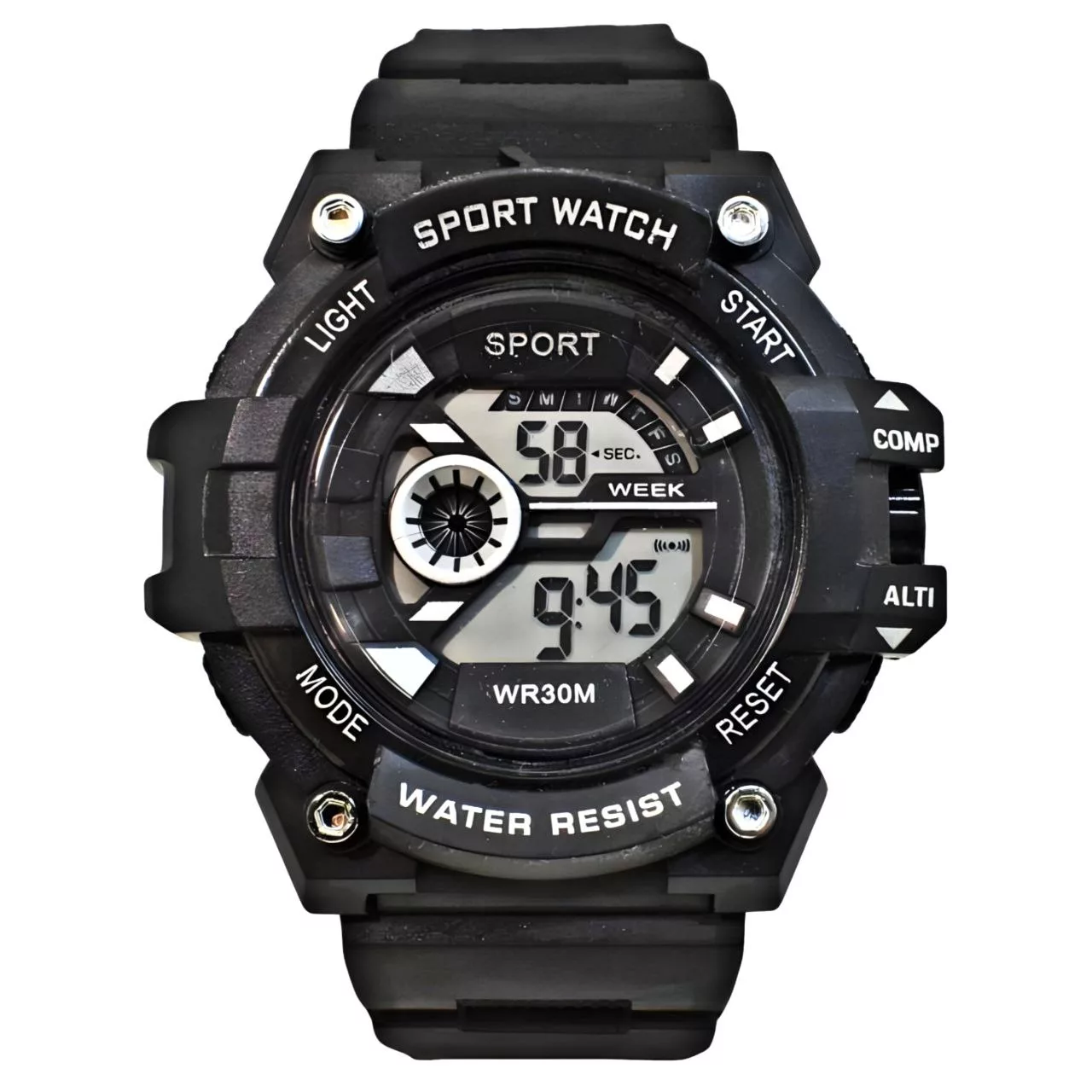 ساعت مچی دیجیتال مردانه مدل تک زمانه