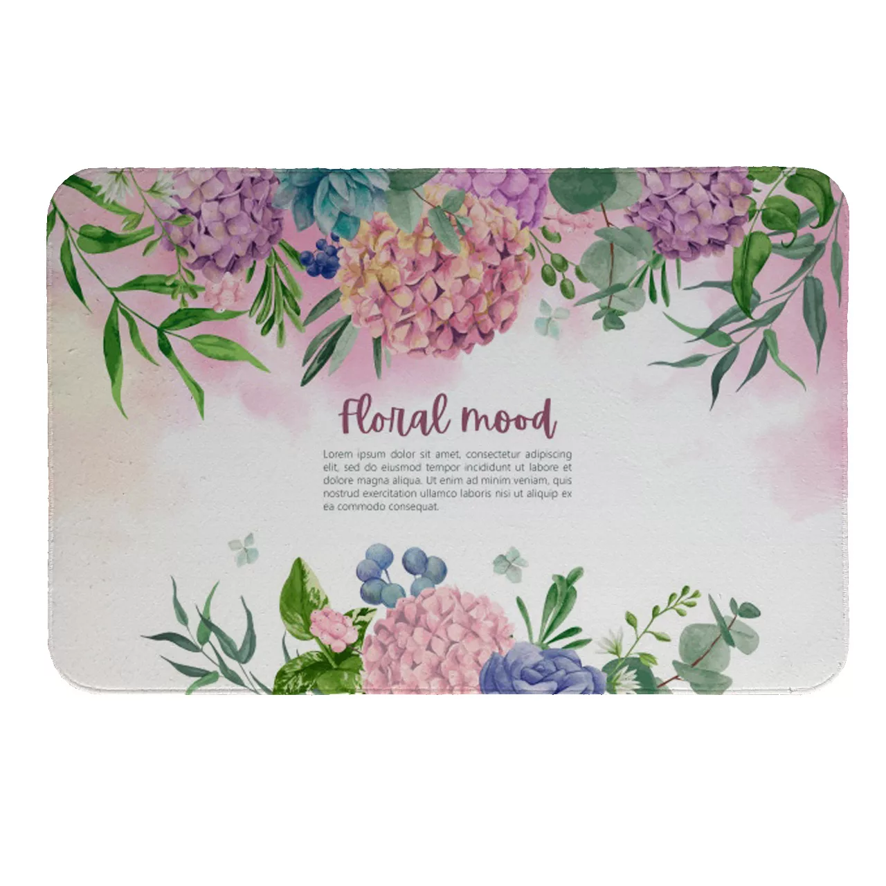 پادری طرح گل کد 8069 سایز 50 × 70 سانتی متر