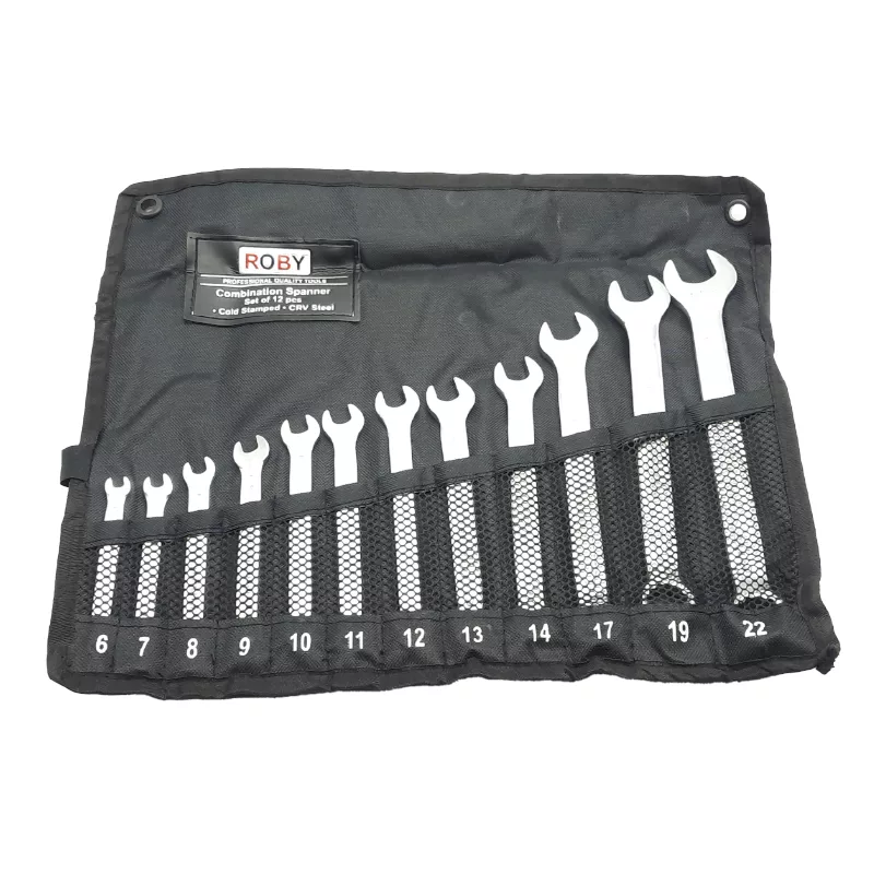 آچار یکسر تخت و یکسر رینگی روبی مدل 6-22 مجموعه 12 عددی