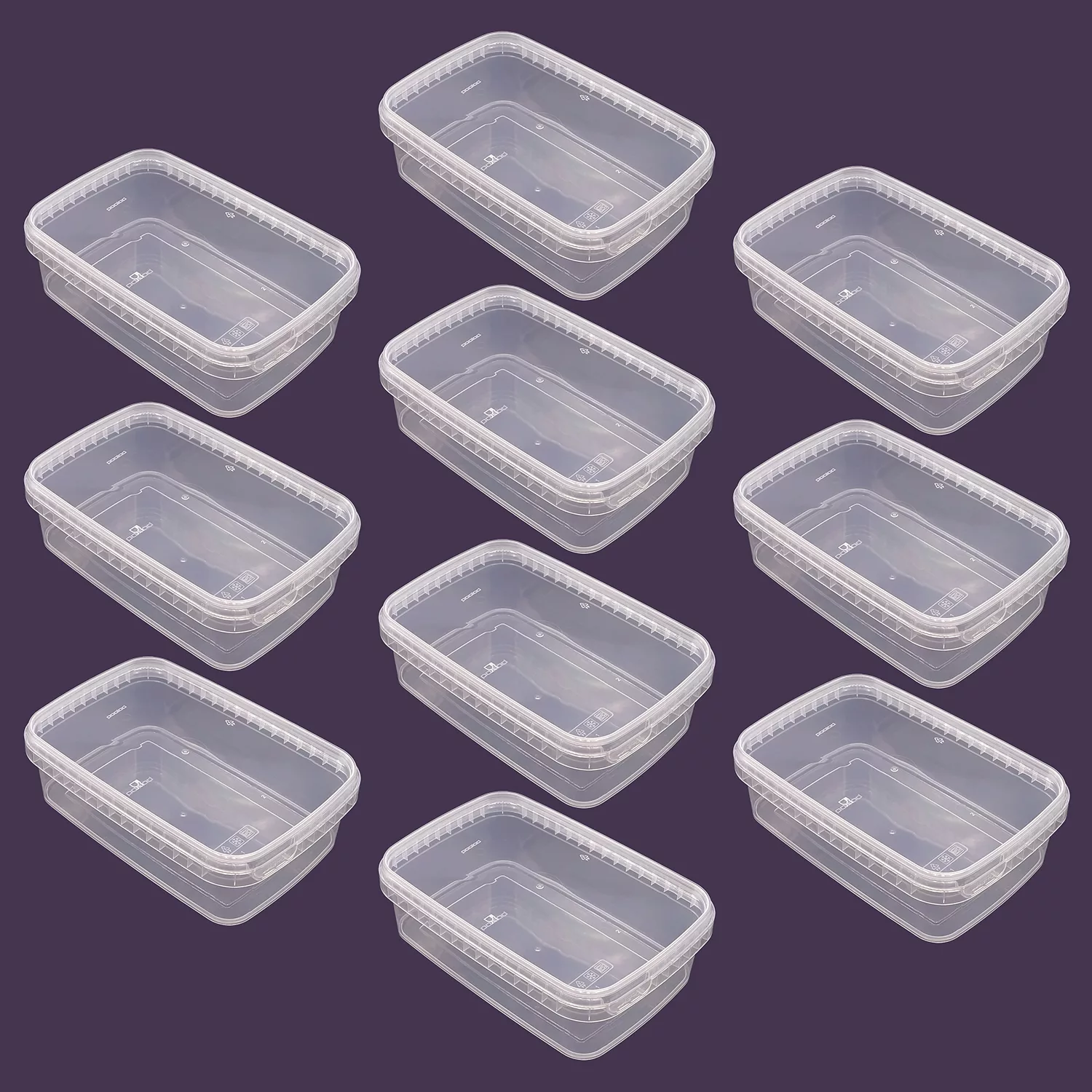 ظرف نگهدارنده مدل فریزری کد 700cc-1000cc-1200cc بسته 30 عددی