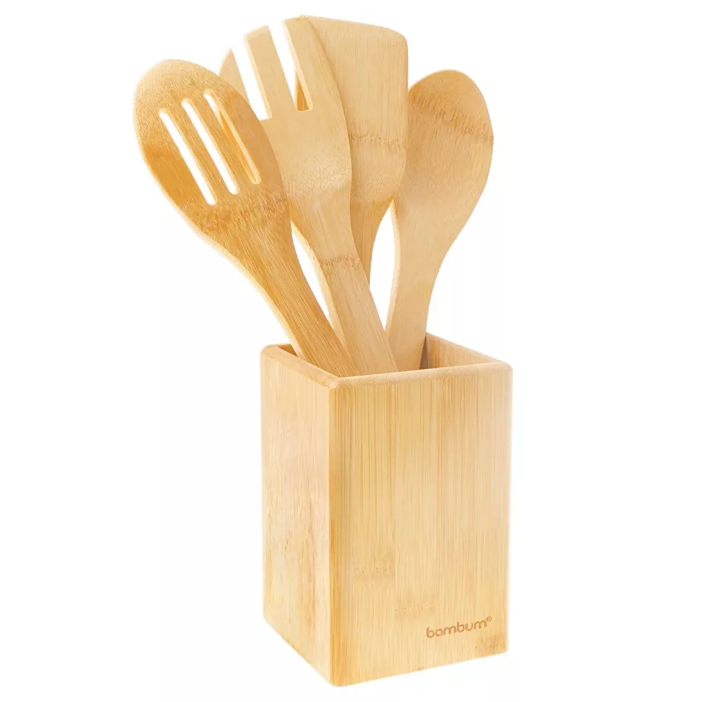 سرویس کفگیر و ملاقه 5 پارچه بامبوم مدل Ravioli Max