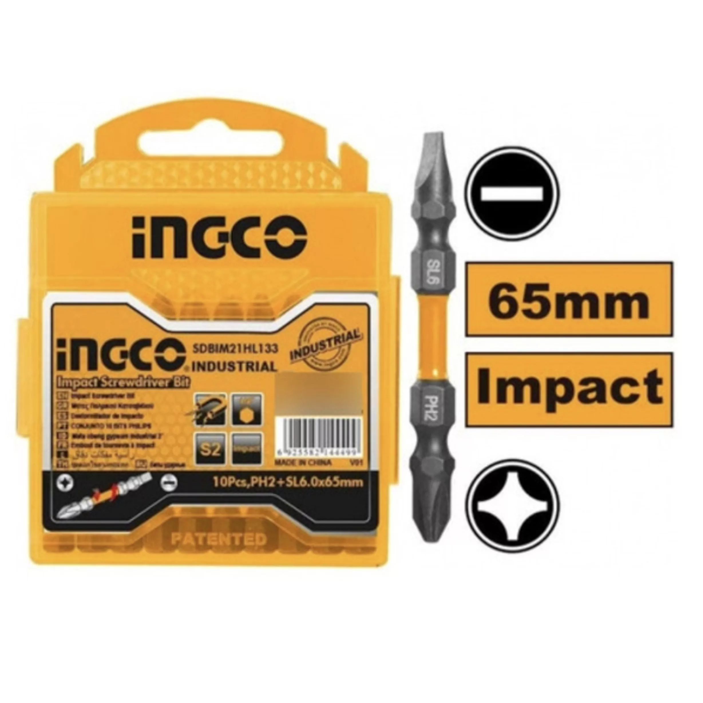 سری پیچ گوشتی یک سر چهارسو یک سر دو سو اینکو مدل SDBIM 21HL133