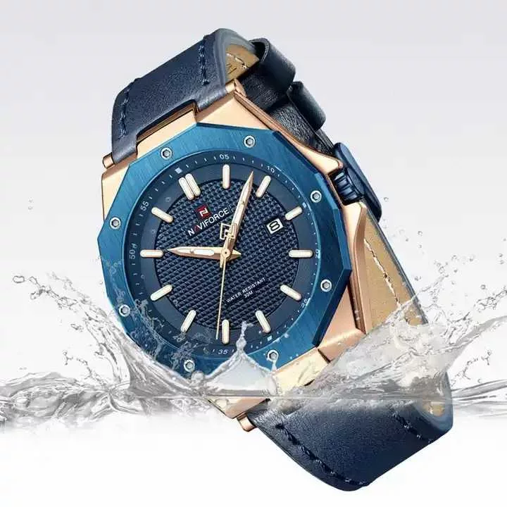 ساعت مچی عقربه‌ای مردانه  کوارتز نیوی فورس مدل 9200