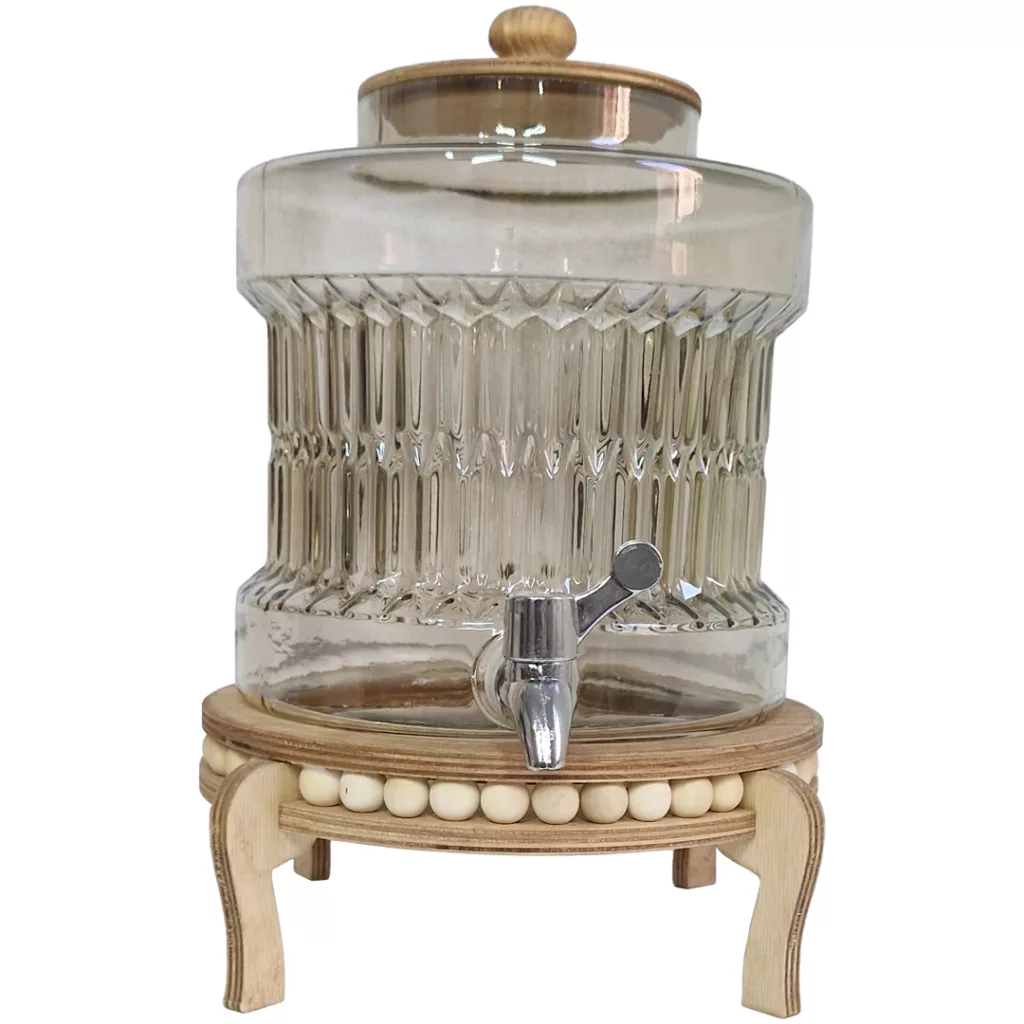 کلمن مدل مرواریدی شیار دار گنجایش 4 لیتر