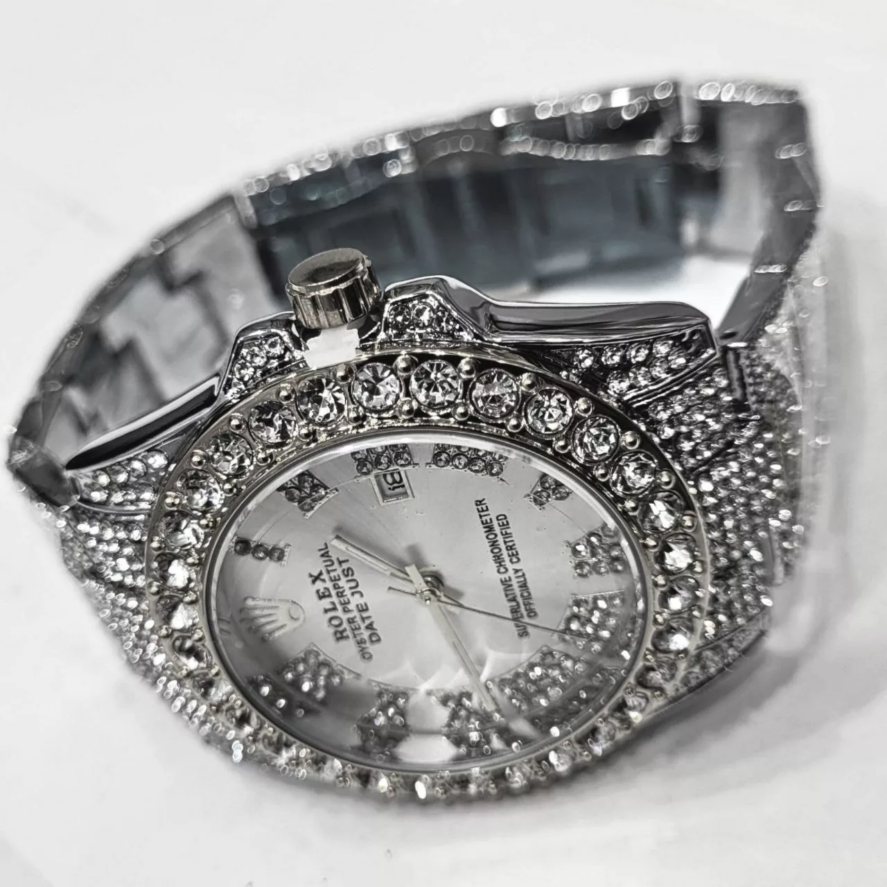 ساعت مچی عقربه‌ای مردانه  مدل دیت جاست فول نگین N