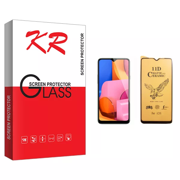 محافظ صفحه نمایش سرامیکی کی آر مدل +HD مناسب برای گوشی موبایل سامسونگ Galaxy A20s