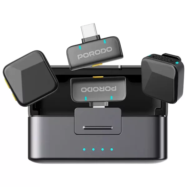 میکروفن یقه ای پرودو مدل PDLAMPHF75 با درگاه اتصال type c