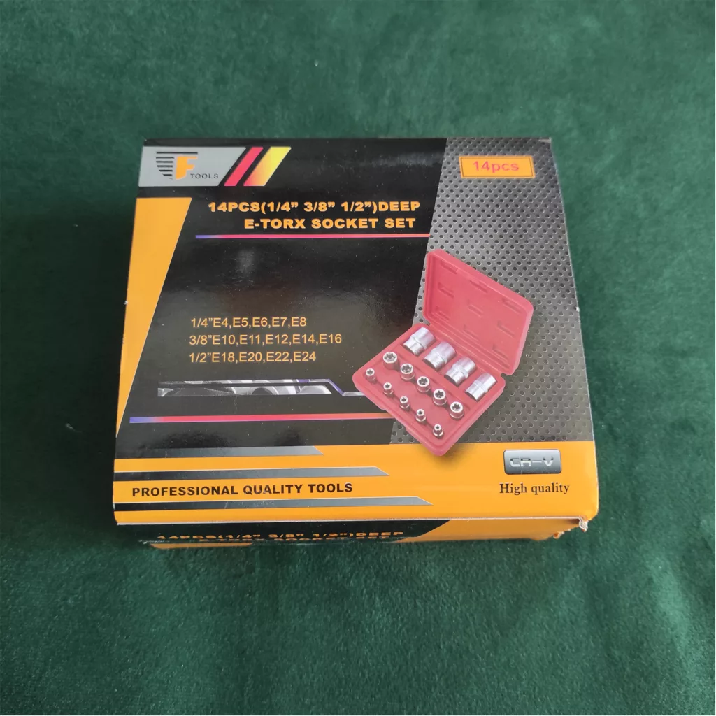 جعبه بکس ستاره ای اف تولز مدل E-14PCS مجموعه 14 عددی