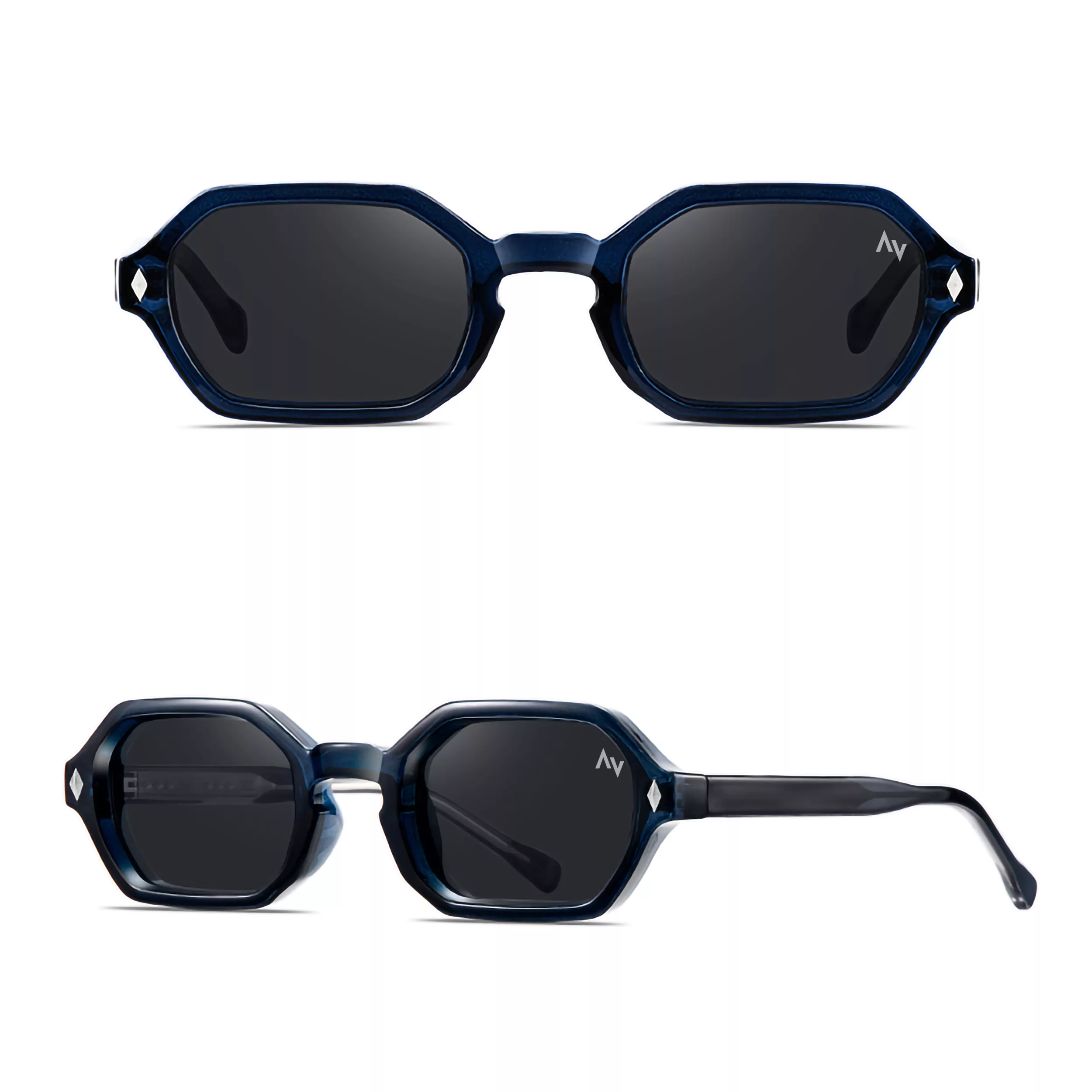 عینک آفتابی فرم خاص آلبرت وگ مدل SZ8101 Denim Obsidian