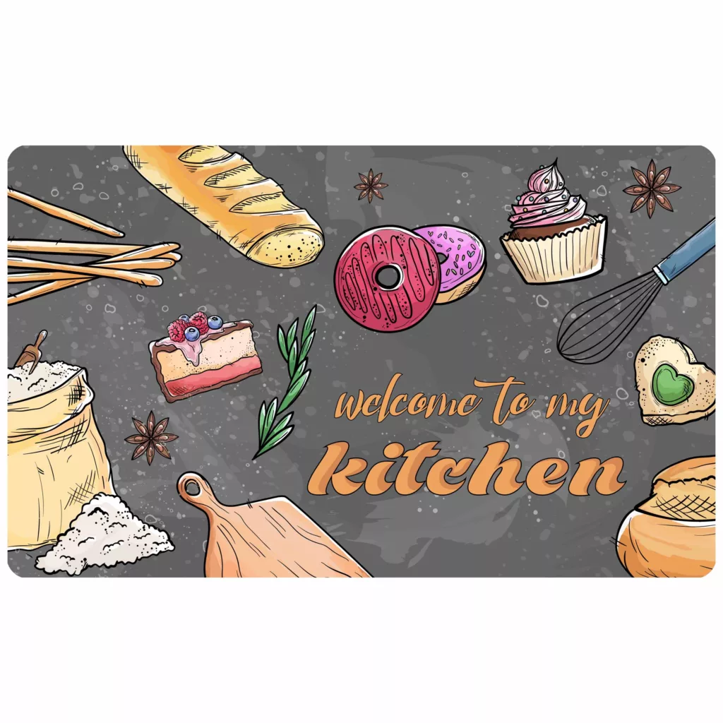 پادری طرح آشپزخانه مدل فانتزی مای کیچن m4-618 سایز 46×76 سانتی متر