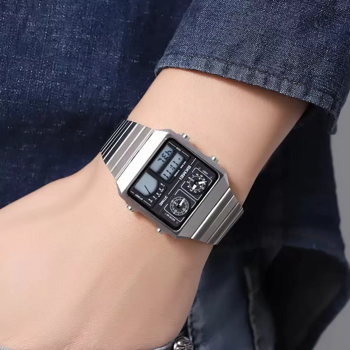 ساعت مچی دیجیتال اسکمی مدل 2198SIBK