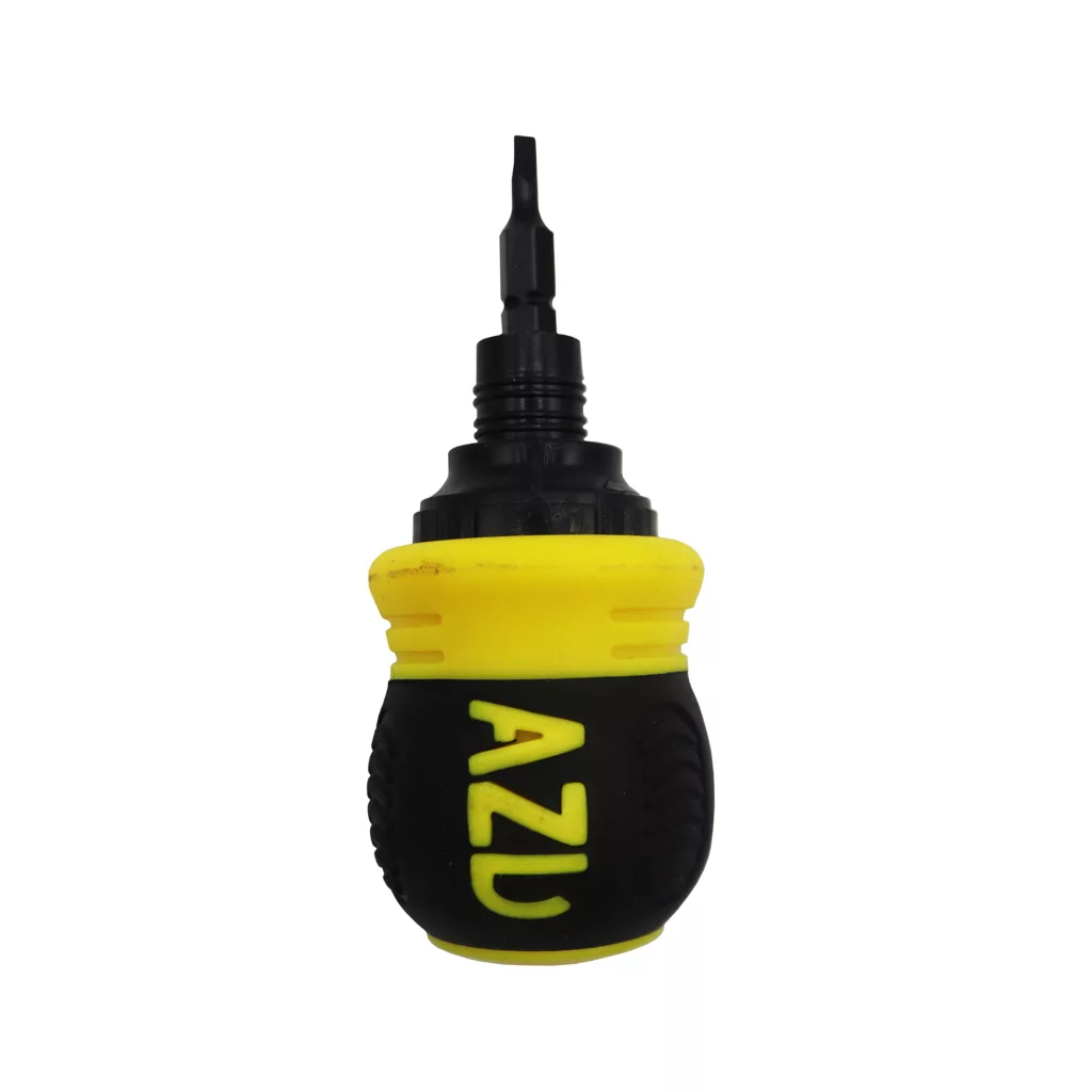 پیچ گوشتی مشتی جغجغه ای ای زد دی مدل همه کاره کد YP-13IN1- بسته 7 عددی