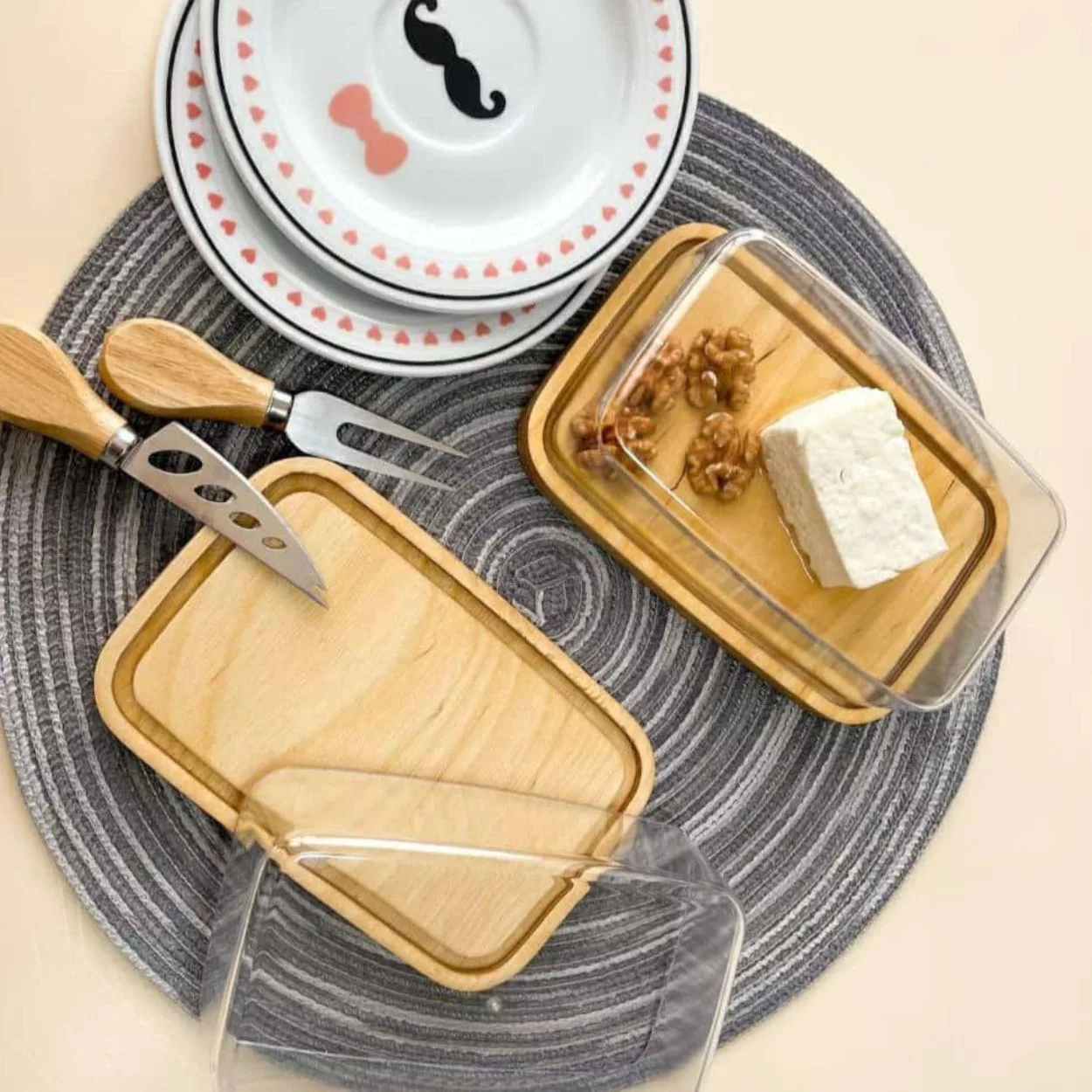 ظرف کره مدل کف چوبی کد KK02