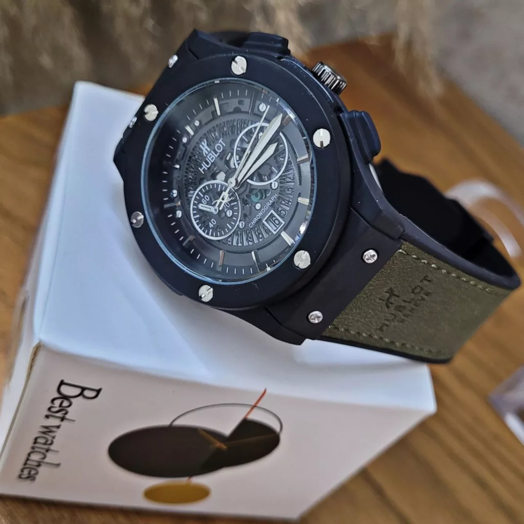 ساعت مچی عقربه‌ای مردانه  مدل اسکلتون بیگ بنگ ms03