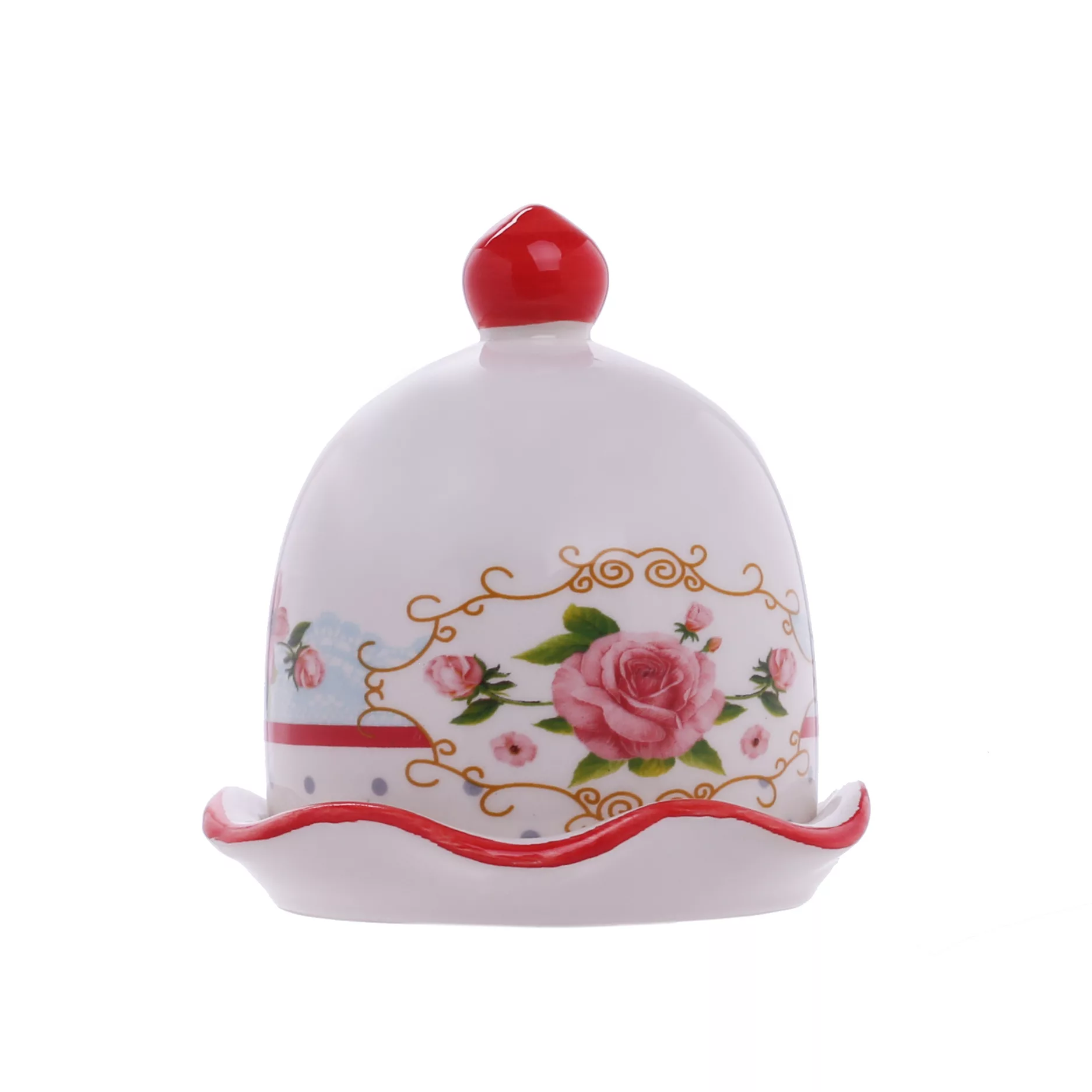 ظرف کره طرح گلدار مدل 3