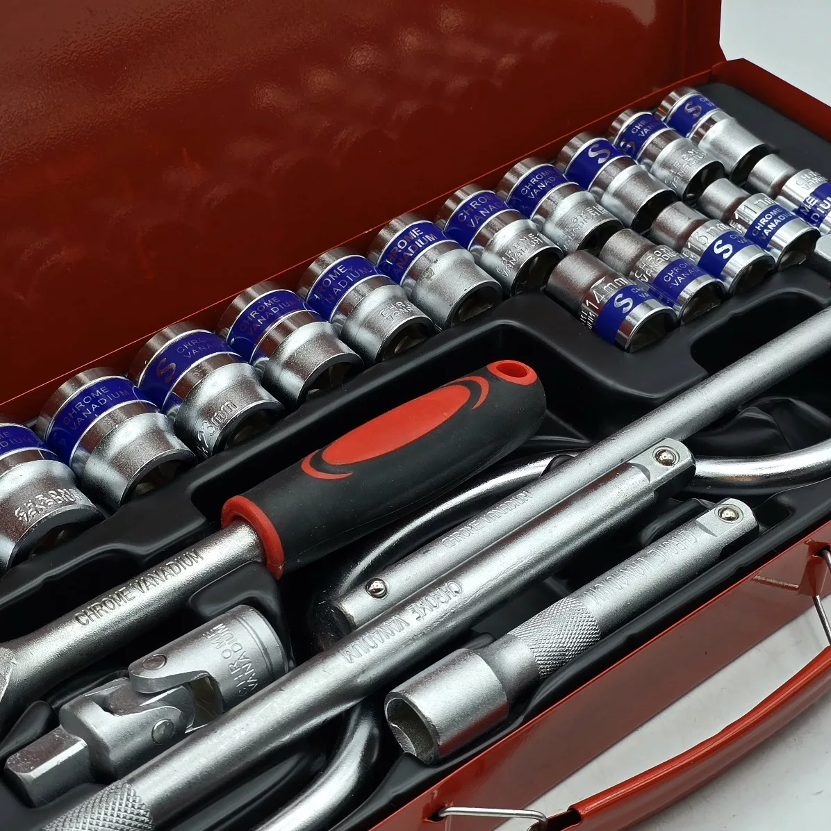 جعبه آچار بکس جنترد مدل 24PCS-SOCKET SET سایز 8، 32 میلی متر مجموعه 24 عددی