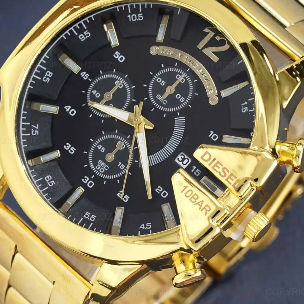 ساعت مچی عقربه‌ای مردانه  مدل شاخدار تک موتور ساده استیلt2