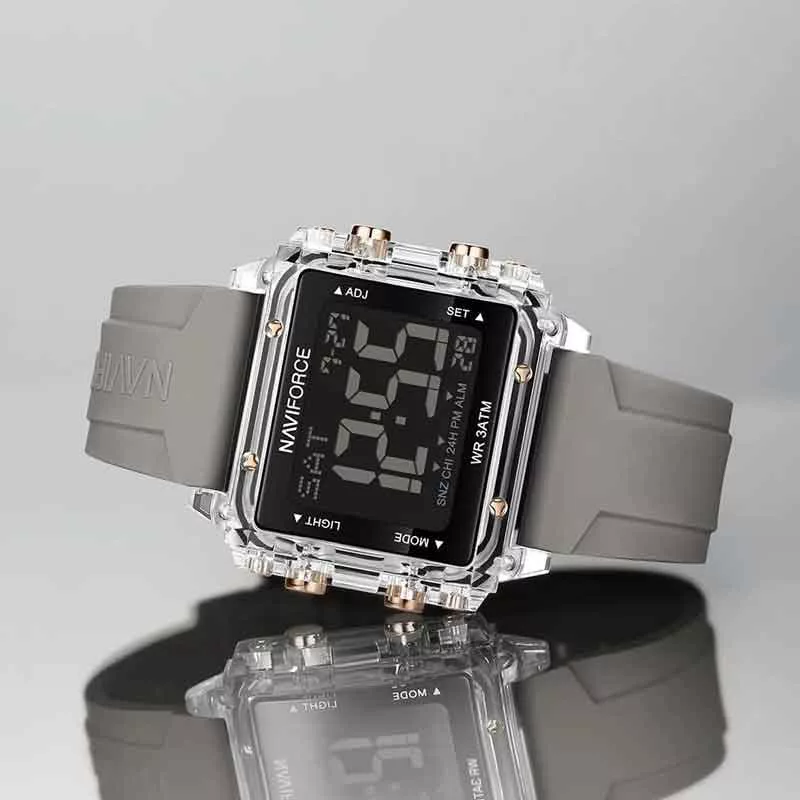 ساعت مچی دیجیتال نیوی فورس مدل NF7101 S GY