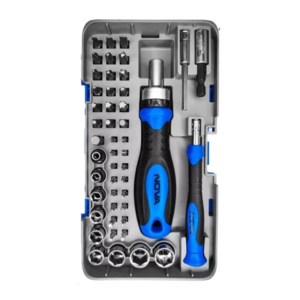 آچار بیت و بکس نووا مدل 1356 مجموعه 48 عددی