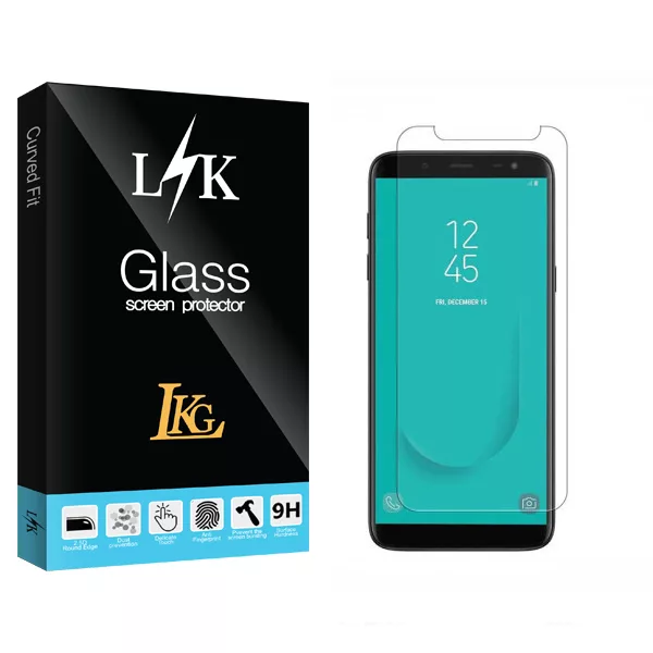 محافظ صفحه نمایش شیشه ای ال کا جی مدل LK Glass مناسب برای گوشی موبایل سامسونگ Galaxy J6 Plus
