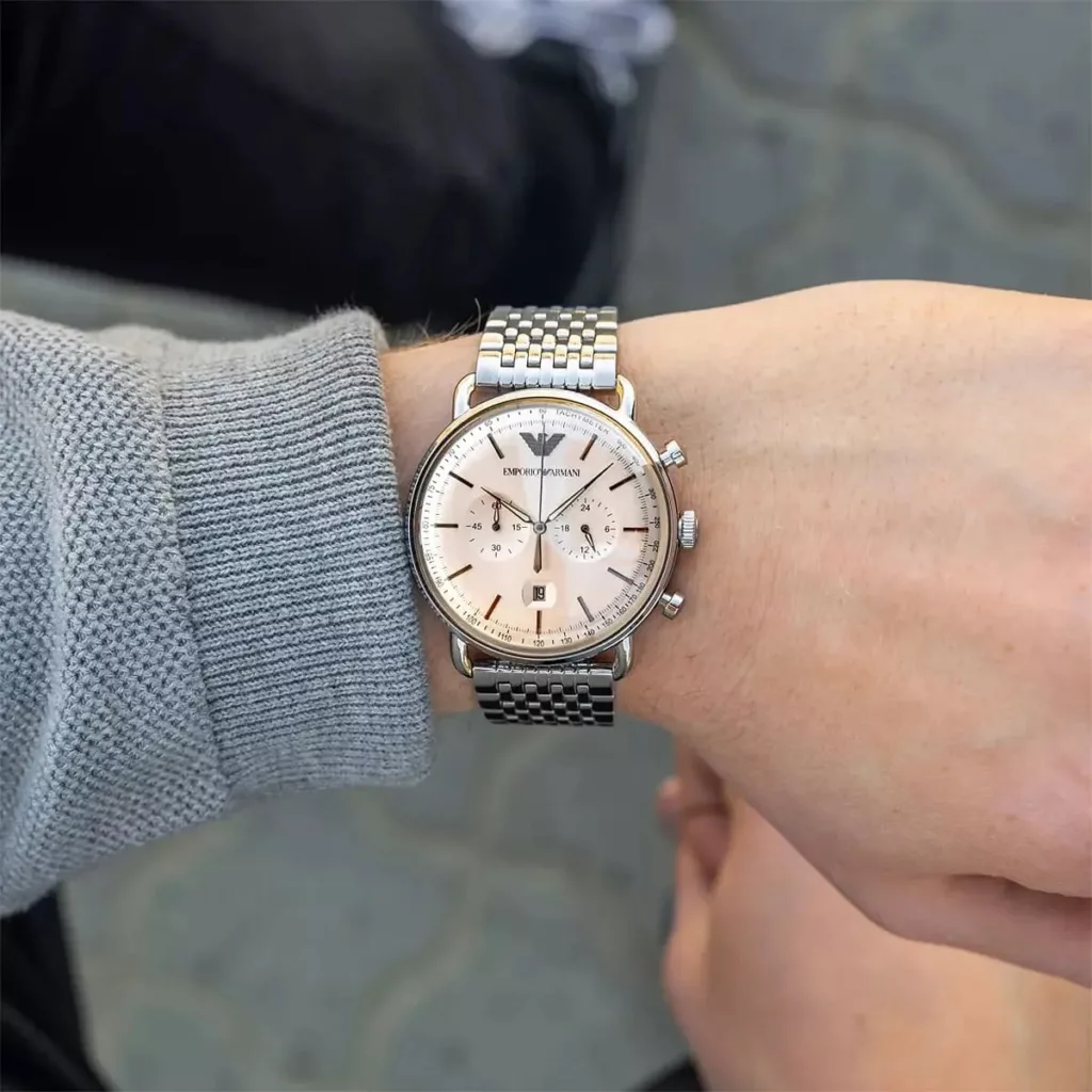 ساعت مچی عقربه‌ای کوارتز مردانه امپریو آرمانی مدل AR11239