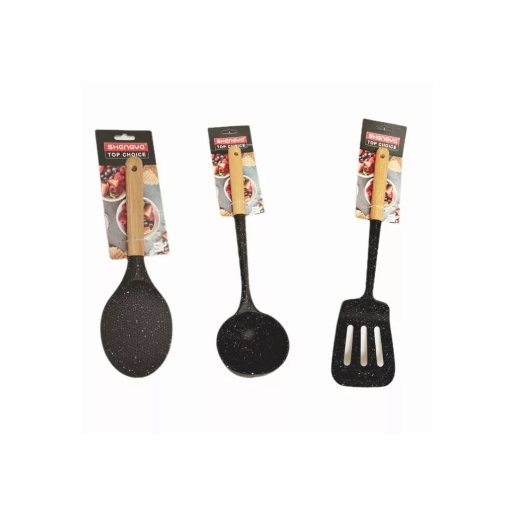 سرویس کفگیر و ملاقه 3 پارچه شنگیا مدل P3840P3845P3848