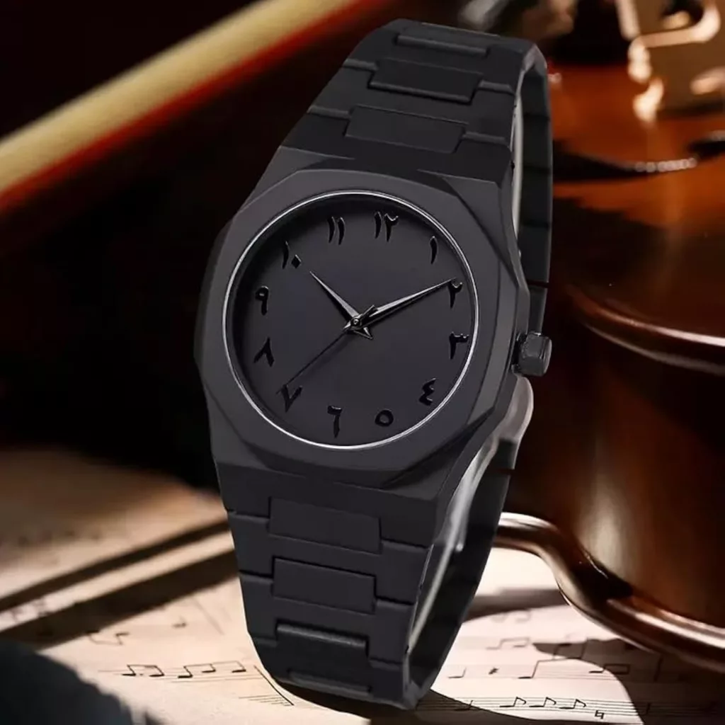 ساعت مچی عقربه‌ای کوارتز مردانه مدل بند قفل مخفی کد 10