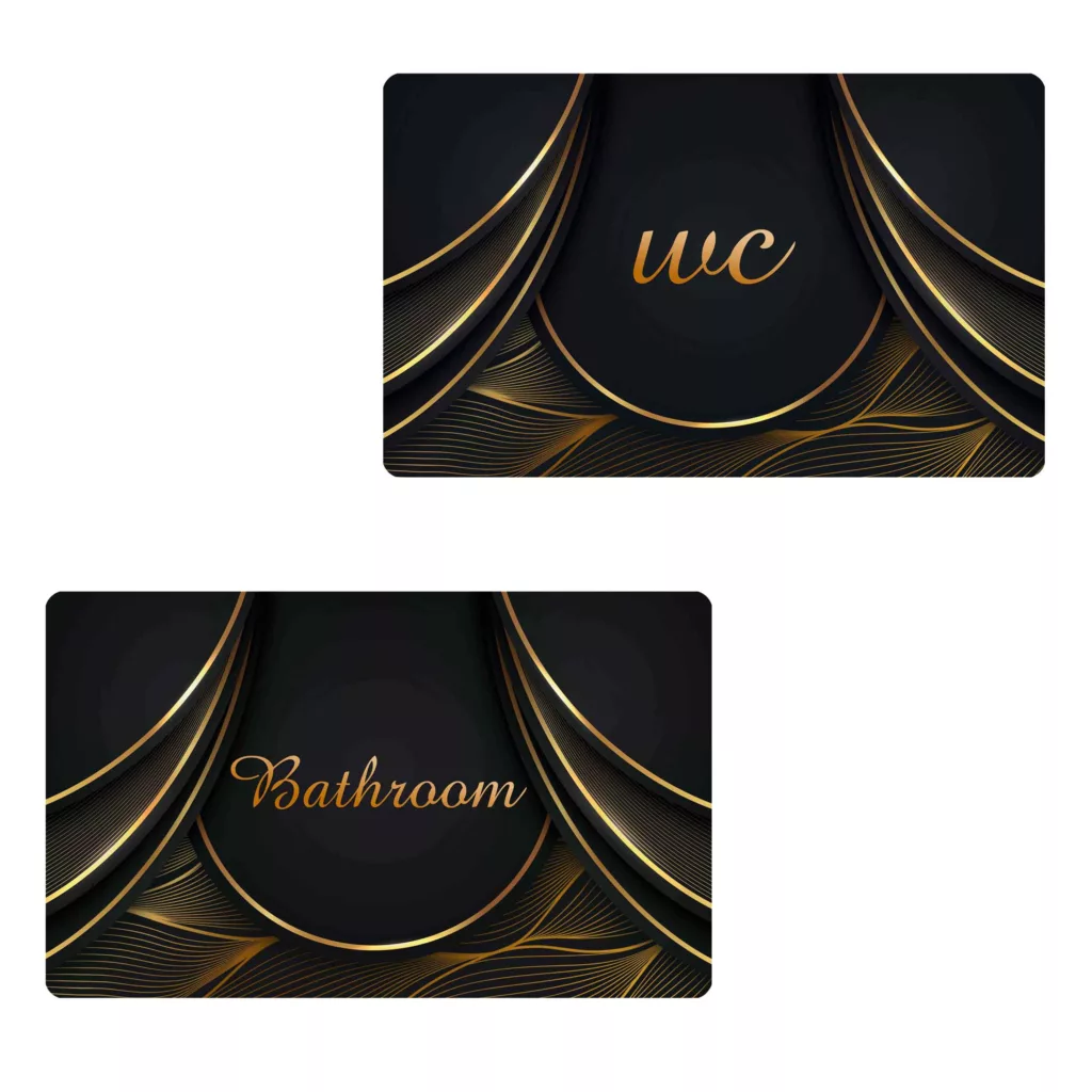 پادری طرح حمام و سرویس بهداشتی کد D40910 سایز 76×46 سانتی متر مجموعه دو عددی