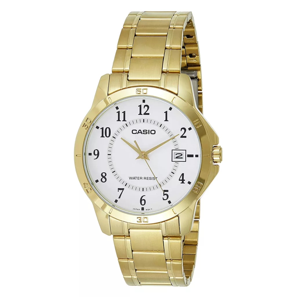 ساعت مچی عقربه‌ای کوارتز مردانه کاسیو مدل MTP-V004G-7BUDF